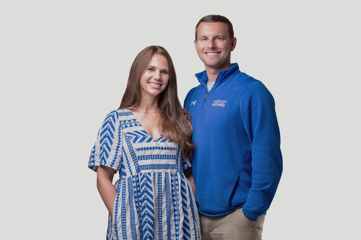 Kylie and Ben Myers, owners of Ground Force
